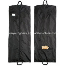 Strong Durable Black Nylon Clothes Garment Carrier Bag